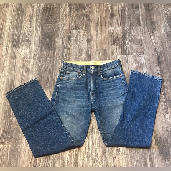 RAG & BONE Maya High-Rise Slim Jasper Blue Jeans Size 23 - Picture 3 of 8